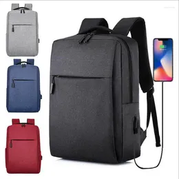 Backpack Laptop Raincoat Male Bag USB Charging Multi-layer Space Travel Anti-theft Large Capacity School