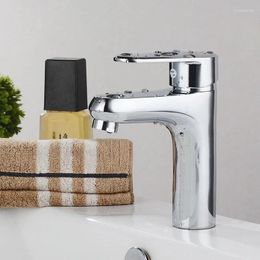 Bathroom Sink Faucets Copper And Cold Basin Faucet Cabinet Washbasin Mixing