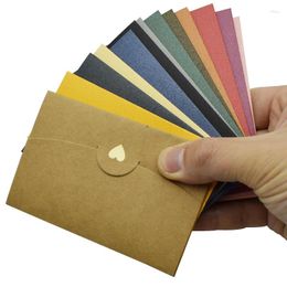 Gift Wrap 20pcs Mini Paper Envelopes Small Greeting Card Name Envelope For Letter Wedding Invitation