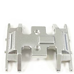 1 24 Aluminium Alloy Skid Plate Gear Box Mount For Axial SCX24 RC Car Part RC Car Accessories Replacement Parts Silver