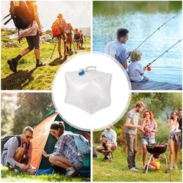 10L Portable Water Bucket Foldable Water Container Outdoor Cooking Picnic BBQ Water Bag Collapsible Water Jugs With Faucet