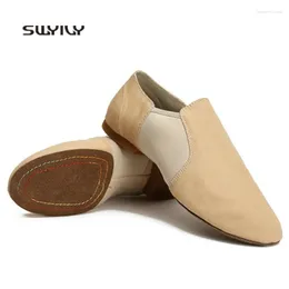 Dance Shoes SWYIVY Women Gymnastics 2024 Slip-on Sneakers Ultra-light Ballet Fittness Girls Slippers