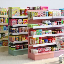 1/6 Scale Miniature Dollhouse Food Drinks Mini Supermarket Commodity Model for Blyth BJD Doll Accessories Toy