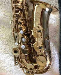 Mark VI Sax Model Gold Lacquer E Flat Alto Saxophone Eb with Case Accessories3842335