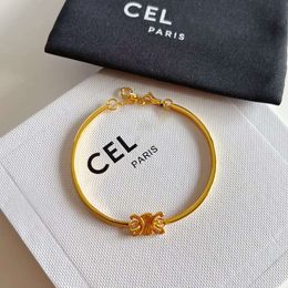 CEINE Designer Bracelet Luxury Designer Bracelets for Women Charms Gold Bracelets Fashion Temperament Premium Colorless Trendy Holiday Souvenir Gift 497