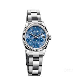 Top luxury womens automatic mechanical watch imported movement diamond case flower dial 31mm montre de luxe5283604