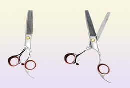 Hair Scissors Professional Japan Steel 7 3939 Pet Dog Grooming Cut Thinning Shears Cutting Berber Hairdressing ScissorsHair7144724