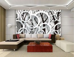 Wallpapers 3d Wallpaper Modern For Living Room Murals Abstract Branch Mural Home Decoration