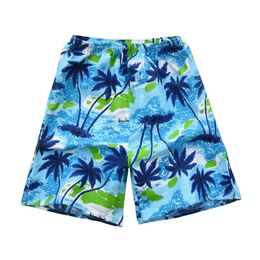 Spot quick-drying men's beach pants surfing sports five pants vacation loose men's shorts printed spa big pants