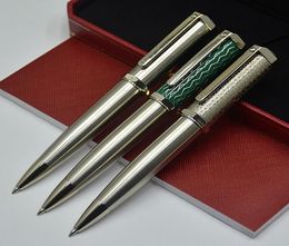 2022 Fashion Hexagon Design Gift Pens With Cute Stone Top Office Business Supplier Unique Writing Fluent Ballpoint Pen With Set Bo6165770