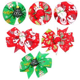 Dog Apparel 3pcs Xmas Hair Bows Christmas Small Pet Puppy Headdress