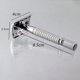 2024 Men's Razor Stainless Steel Manual Razor Manual Shaver Straight Edge Stainless Steel Sharp Razor Barber Folding Shaving Knife - for