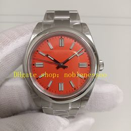 7 Colour Super Men Watch BP Factory 41mm Authentic Picture 124300 Red Blue Grey Black Green Yellow Dial Smooth Bezel Stainless Steel Bracelet BPF Automatic Watches