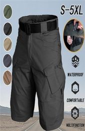 Mens Shorts Summer Tactical Army Pants Outdoor Sports Hiking Shorts Waterproof WearResistant MultiPocket Tactical Shorts 5Xl 220605031567