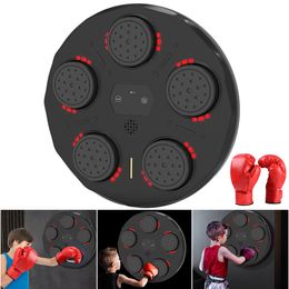 Music Boxing Machine Wall Mounted Boxing Machine Electronic Music Boxing Pads for Home Exercise