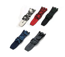 High End quality watch finest strap for Natural Silicone Watch Strap Camouflage AIPP Royal Oak Offshore Series Waterproof Rubber s6098659