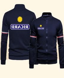 Men039s Jackets Ricard Stand Collar Casual Bomber Long Sleeve Slim Top Striped Mens Jacket Coat Korean Style Veste Homme Sports2199462