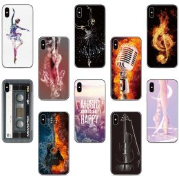 Music Dance Cover For Nokia C12 Pro C31 G22 C32 C02 C22 C30 C20 C10 X30 G20 G60 G50 5G G11 G21 C1 C21 C01 Plus Phone Case