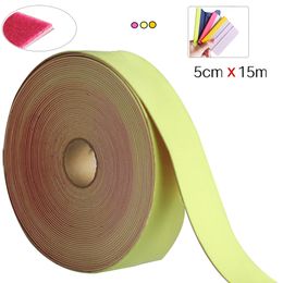 TOFAR 15M 3 Layers Fabric Felt Cloth Edge for Window Tint Squeegee Vinyl Car Wrap No Scratch Self Adhesive Protect Buffer Tape