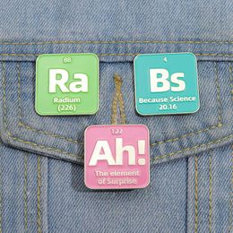 dopamine element brooch chemical brooch Cute Anime Movies Games Hard Enamel Pins Collect Cartoon Brooch Backpack Hat Bag Collar Lapel Badges