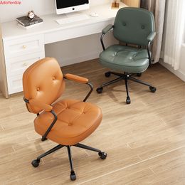 Computer Chair Home Office Lift Swivel Chair Study Comfortable Simple Backrest Seat Bedroom Dormitory Desk Chair