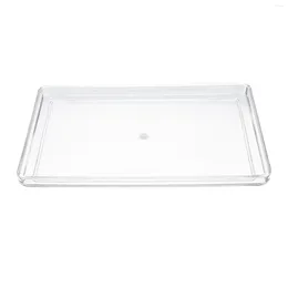 Plates Acrylic Storage Tray Table Household Fruit Plate Banquet Dinner Eco-friendly Clear Plastic Decorative