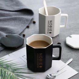 Mugs 280 Ml Ceramic Coffee Cups Tea Creative Lovers Kitchen Accessary Simple Saltcellar Mug With Lid