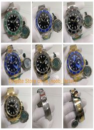 7 Color Automatic Watch for 904L Steel Men 41mm Sapphire Black Dial Ceramic Bezel Bracelet Folding Clasp V5 Yellow Gold Blue Mens 1273839