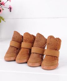 Dog Apparel Shoes Small Cat Pet Chihuahua Puppy Winter Warm Boots SXXL2603031