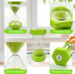 5/10/30 Minute Hourglass Sand Timer Colorful Hour Glass Sandglass for Kids Plastic Sand Clock Desk Decor for Games Classroom