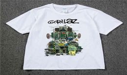 Gorillaz T Shirt UK Rock Band Gorillazs Tshirt HipHop Alternative Rap Music Tee Shirt The NowNow New Album Tshirt Pure Cotton4991676