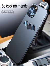Ultrathin Metal Batman Matte PC Phone Case For iPhone 11 Pro Max SE XSmax XR XS X 8 7 6s 6P Magnetic Cover6286281