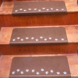 Carpets Luminous Self-adhesive Stair Mat Pattern Stairs Step Pad Rug Carpet Kitchen Anti-slip Doormat Bedside Area Rugs