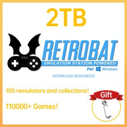 Accessories Retrobat System100000+ Game Download Resources/For PS1/PS2/PSP/DC/SS/N64 Support For Making Arcade For 64bit Win8.1 and Above