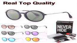 Top quality 4222 Round Sunglasses Men Women Brand Design Glass lens Fashion Male Female with original box packages accessories 2596159