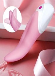 22ss Sex Toy Massager Female Vibrator Tongue Vibrating Nipple Massager Clitoris Stimulator Oral Vagina Licking Vibrators for Women4783610