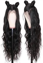 Natural Wave Full Lace Wigs Brazilian Human Hair Wigs Pre Plucked Lace Front Wig For Women 824quot Remy Wigs5348420