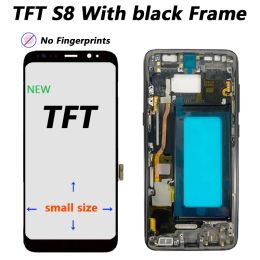 AMOLED Display S8 G950 For Samsung Galaxy S8 G950B G950F Lcd With Frame TFT incell Display Touch Screen Digitizer Repair Parts