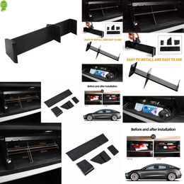New for Tesla 3 Model Y 2017-2021 Glove Box Organizer Center Partition Car Divider Console Storage Accessories Plate Pall C7G3