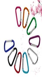 Carabiner Ring Keyrings Key Chains Outdoor Sports Camp Snap Clip Hook Keychain Hiking Aluminium Metal Convenient Hiking Camping Cli3121212