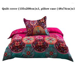 Bedding Sets Two-piece Bed Set Fashionable Bohemian Style Chic Print Pattern Household Duvet Cover Voria Most