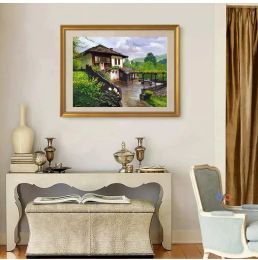 Full Square/Round Drill 5D DIY Diamond Painting "Landscape House" New Diamond Embroidery Cross Stitch Kits Home Decor Gift Art