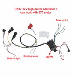 Children electric car DIY modifiedWires and switch kit with 24G Bluetooth rc and controller for baby electric car selfmade5742858