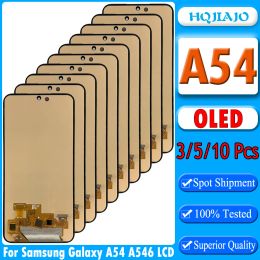 3/5/10PCS OLED For Samsung Galaxy A54 5G LCD A546 A546E A546U Display Touch Screen Digitizer Assembly For Samsung A54 LCD