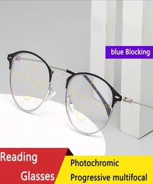 Sunglasses Progressive Pochromic Reading Glasses Men HD Ultralight AntiBlue Light Presbyopic Reader Women Bifocal Eyeglass 2005395532