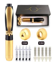 2in 1 Hyaluron Pen with two Heads for Anti Wrinkle Lip Lifting Noneedle Mesotherapy Device Atomizer Injector Beauty Equipment4614833