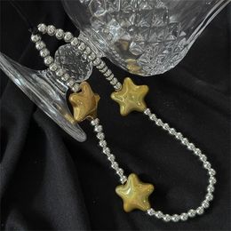 1Pc Anti-Lost Five-pointed Star Phone Lanyard Phone Charm Cute Lanyard Cellphone Strap Pendant For Woman Mobile Accessories