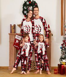 Christmas Pyjamas Sets Boys Girls Penguin For Winter Christmas Baby Nightwear Kids Pijamas Pyjamas parent- match5407793