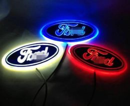 4D LED Araba Kuyruk Logosu Işık Rozeti Lambası Ford Logo Dekorasyonu için Etiket Sticker277T19578005240085
