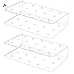 Hooks Scratch-free Lollipop Holder Acrylic Display Stand Modern Non-slip Organizer For 15/20 Holes Heavy Duty